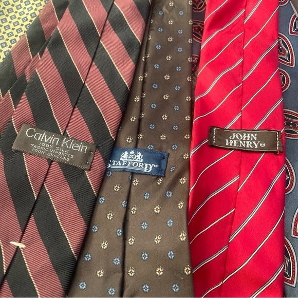 Lot of 50 Vintage NeckTies Gucci, Givenchy, Ernst, Haulinetrigere - Picture 7 of 15